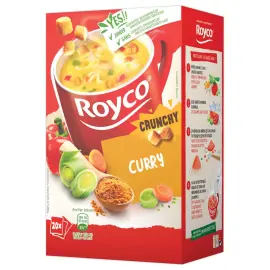 20  Soepzakken ROYCO CURRY + CROUTON 