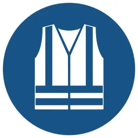 Ronde PVC plakplaat &oslash; 280mm Toegang verboden 