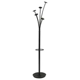 Kapstok Festy - 5 hangers - Zwart - ALBA 