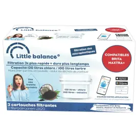3 Filters voor waterdispenser met filter - LITTLE BALANCE 