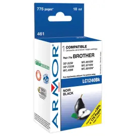 Lasercartridges ARMOR equiv. BROTHER LC1240 1280 Zwart 