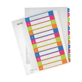 Set WOW digitale tabbladen - A4 Maxi - 12 tabbladen - LEITZ 