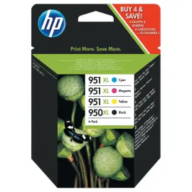 4  Inkjetcartridge HP 950 - 951 4 KleurenHC C2P43AE 