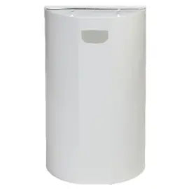 Halfronde wandverdeler - 40L - Wit 
