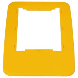 Raamdeksel voor "recycling" containers 60L en 80L - Geel 