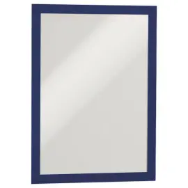 2  Uithanghoezen DURAFRAME magnetische omlijsting Blauw A4 