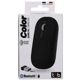 Draadloze muis Color - Zwart - T'NB 