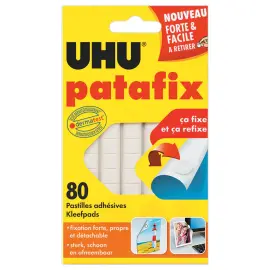 Kleefpasta  PATAFIX UHU - 80 witte kleefpads 