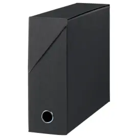 Opbergdoos - Bekleed - Rug 9 cm - Zwart - OXFORD 
