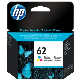 Inkjetcartridge HP 62, 3 couleurs C2P06AE 