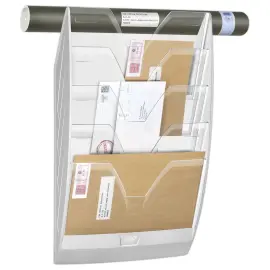 Wanddisplay CEP  5 transparante vakken 