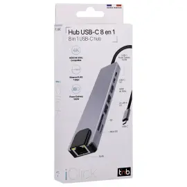 USB-C HUB met 8 poorten en 1 HDMI 4K - T'NB 