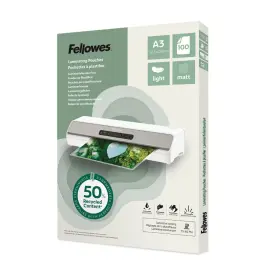 100 Mat Gelamineerde A3 Mappen - 80 micron - FELLOWES 