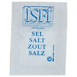 1000  Zoutzakjes van 1g 