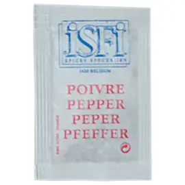 1000  Zakken met peper van 1g 