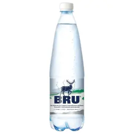 6  Bru waterflessen 1,25 L 