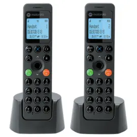 2 Draadloze Telefoons DOT202 - Dubbele Handsets - MOTOROLA 