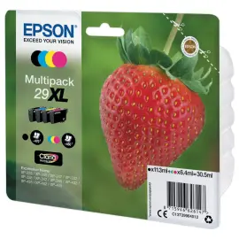 4  Cartridges EPSON T299640 zwart, cyaan,magenta en geel 