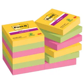 012 Herpositioneerbare memoblaadjes - 47,6 x 47,6 mm - Carnaval - 90 blaadjes - POST-IT 