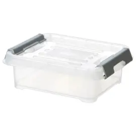 Stapelbare Transparante Doos - Handy Plus 1,2L - Grijs - CURVER 