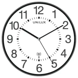 Radiogestuurde wandklok - UNILUX 