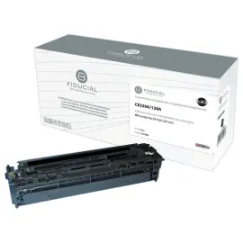 Lasercartridge FIDUCIAL equiv.HP CE320A 128A Zwart 