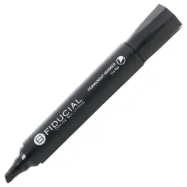 Permanent marker met beitelpunt - Zwart - FIDUCIAL 