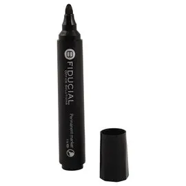 Permanent marker met ronde punt - Zwart - FIDUCIAL 