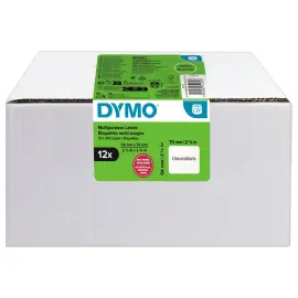 12 Rollen van 320 etiketten - 54 x 70 mm - DYMO 