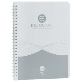 Notitieboek met spiraal 100 pagina's sey&egrave;s van 70g/m&sup2; - FIDUCIAL 