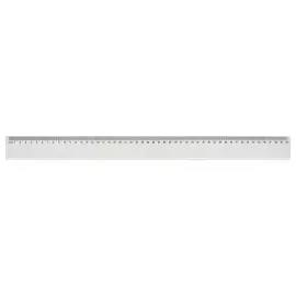 Eenvoudige plastic bureauliniaal - 50 cm 
