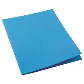 100  Gekleurde kartonnen mappen - Blauw - FIDUCIAL 