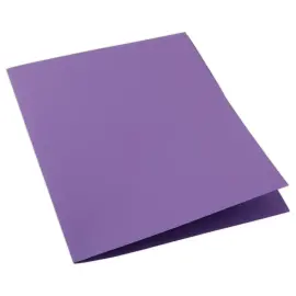 100  Gekleurde kartonnen mappen - Paars - FIDUCIAL 