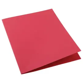100  Gekleurde kartonnen mappen - Framboos - FIDUCIAL 