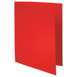 250  Pak van 250 inlegmappen - L 22x31cm- Pastel - 60 g rood - FIDUCIAL 