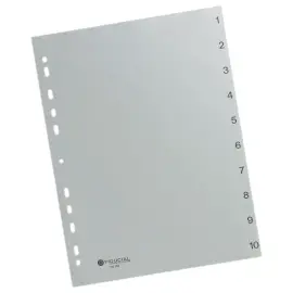 Set genummerde tussenbladen A4 - 10 tabbladen - FIDUCIAL 