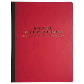 Piq&ucirc;re Register roerende goederen 
