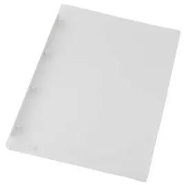 Doorschijnende gekleurde ordner 4 ringen, rug 2 cm - Kleurloos - FIDUCIAL 