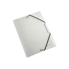 Dossiermap 3 kleppen met elastiek FIDUCIAL in polypropyleen 5/10e 