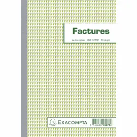 Zelfkopi&euml;rende manifold voor facturen met btw - EXACOMPTA 