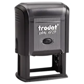 Personaliseerbare stempel 4929 - Blauw - 50x33 mm - max 6 lijnen - TRODAT 