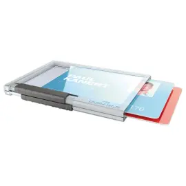 10  Kaarthouder PUSHBOX duo 54 x 87 mm 