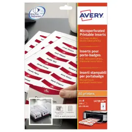 160  Labels voor badges 6 x 9 cm 190 gr 