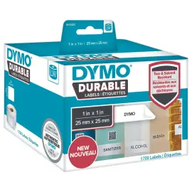 2  Rollen met 850 duurzame etiketten LW Multifunctioneel 25 x 25 mm 