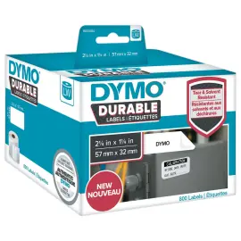 Rol met 850 duurzame etiketten LW Multifunctioneel 57 mm x 32 mm 