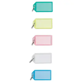 50  Sleutelhanger met klepje - felle kleuren - SIGN 