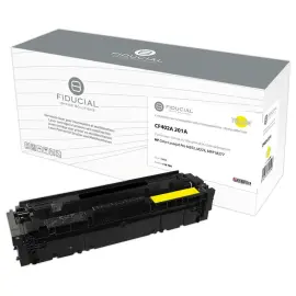 Lasercartridge FIDUCIAL equiv. HP201A Geel CF402A 