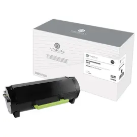 Toner FIDUCIAL equiv. LEXMARK 502H Zwart HC 50F2H00 
