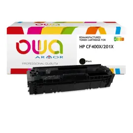 Lasercartridge ARMOR equiv. HP 201X Zwart HC CF400X 