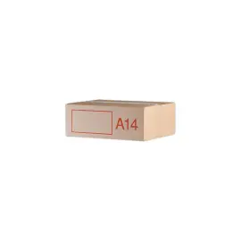 15  Galia kisten met dubbele groef, Afm. 40x30x15 cm 